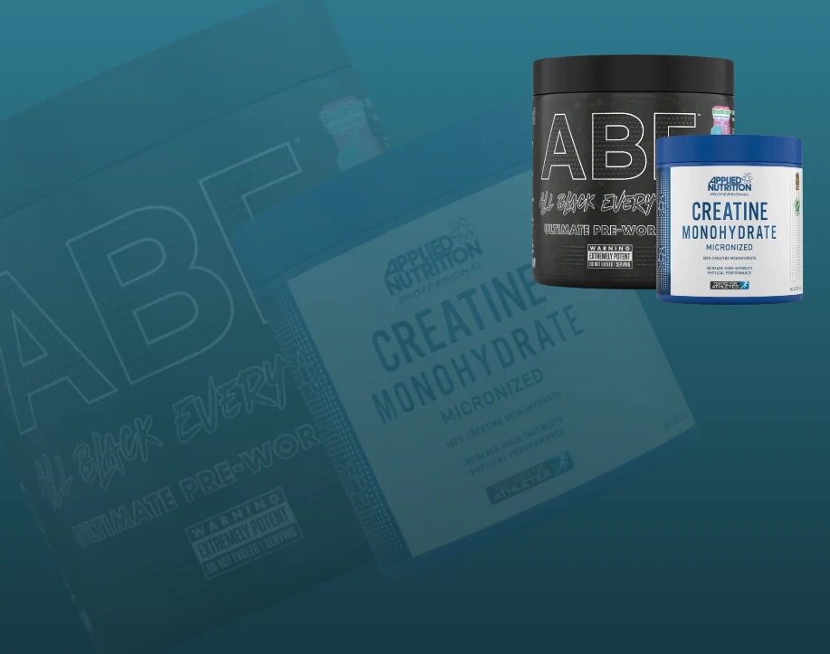 ABE-tehonlisääjä &</br>kreatiini settinä -50 %!