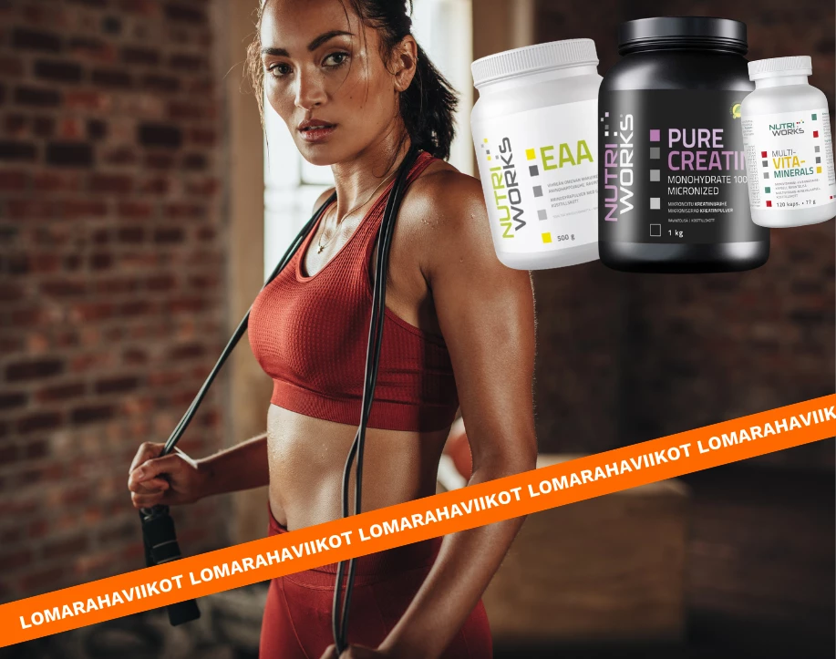 Nutri Works</br>jopa -40 %!