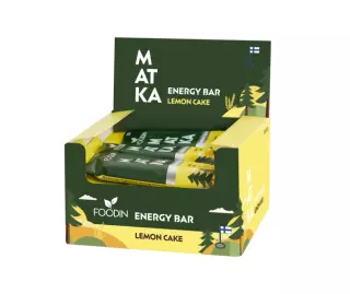 12 kpl Foodin MATKA Energy Bar, 50 g, Lemon Cake