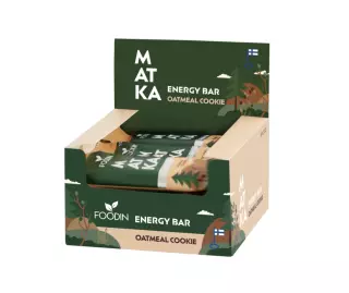 12 kpl Foodin MATKA Energy Bar, 50 g, Oatmeal Cookie