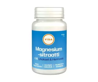 Vida Magnesiumsitraatti +B6, 90 kaps.