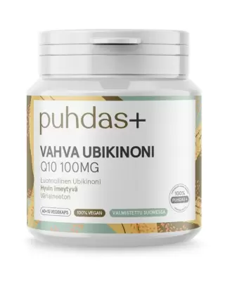 Puhdas+ Ubikinoni COQ10, 100 mg, 60 + 15 kaps