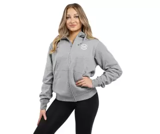 M-Nutrition Unisex Zip Hoodie, Harmaa