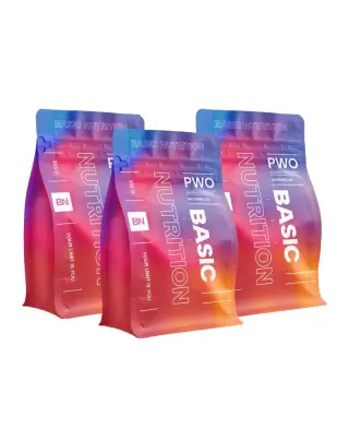 Big Buy: 3 kpl Basic Nutrition PWO (999 g)