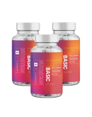 Big Buy: 3 kpl Basic Nutrition Kollageeni (450 kaps.)