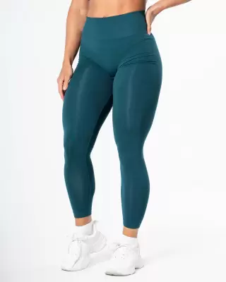 Relode Prime Scrunch Tights, Teal Green