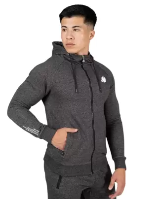 Gorilla Wear Payette Zip Hoodie, Grey