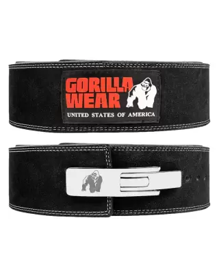 Gorilla Wear 4 Inch Leather Lever Belt