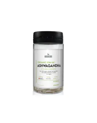 Supplement Needs Organic Vegan KSM-66 Ashwagandha, 60 kaps.