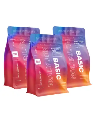 Big Buy: 3 kpl Basic Nutrition Stim Free PWO (999 g)
