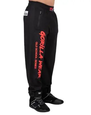 Gorilla Wear Augustine Old School Pants, Black/Red