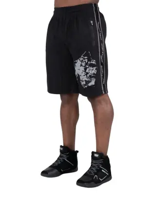 Gorilla Wear Buffalo Old School Shorts, Black/Gray
