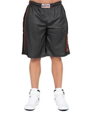 Gorilla Wear Wallace Mesh Shorts, Gray/Orange