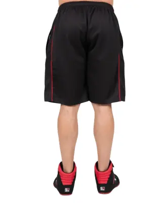 Gorilla Wear Wallace Mesh Shorts, Black/Red