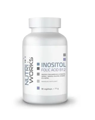 Nutri Works Inositol Folic Acid B12, 90 kaps.