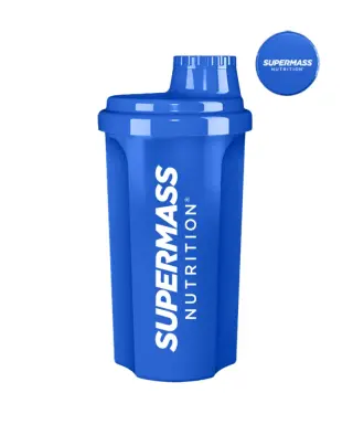 Supermass Nutrition Shaker, 700 ml, Sininen
