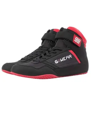 Gorilla Wear Classic High Tops, Black/Red