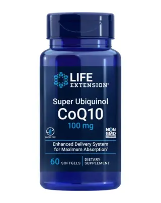 LifeExtension Super Ubiquinol CoQ10, 100 mg, 60 kaps.