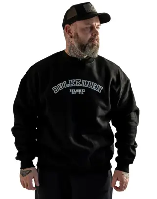 Bulkkinen Unisex HKI Oversize College, Deep Black