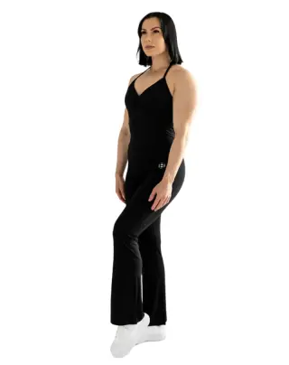 Bulkkinen Flare Leggings, Deep Black