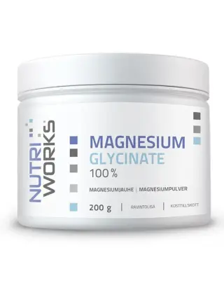 Nutri Works 100 % Magnesium Glycinate, 200 g