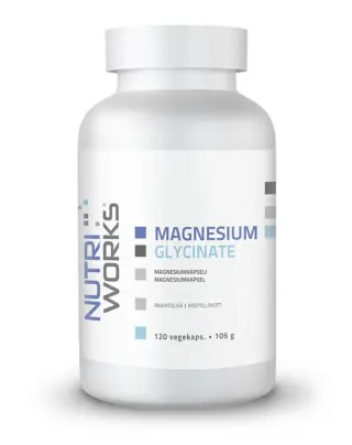 Nutri Works Magnesium Glycinate, 120 kaps.