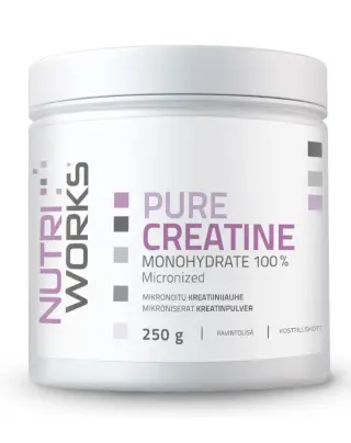 Nutri Works Pure Creatine Monohydrate 100 %, 250 g