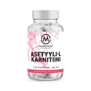 M-Nutrition Asetyyli-L-Karnitiini, 120 kaps.