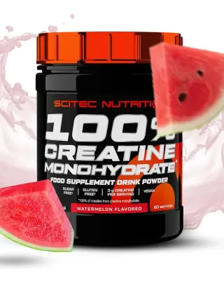 SCITEC 100 % Creatine Monohydrate, Flavoured, 300 g
