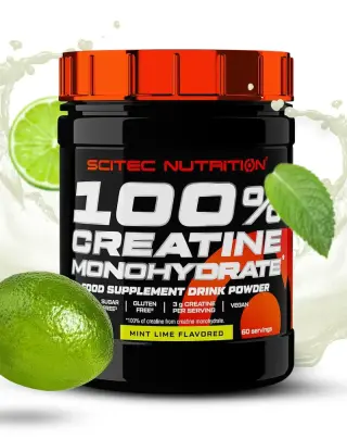SCITEC 100 % Creatine Monohydrate, Flavoured, 300 g