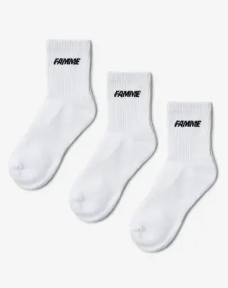 Famme Sky Knit Socks, 3-pack