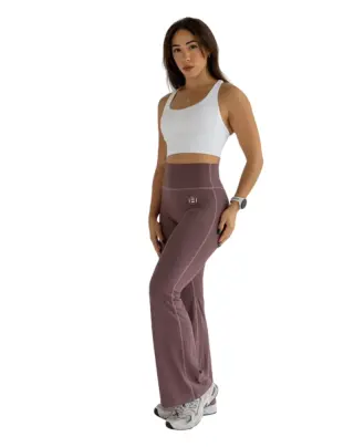 Bulkkinen Flare Leggings, Soft Thistle