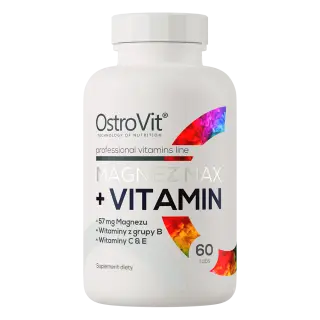 OstroVit Magnesium Max + Vitamin, 60 tabl.