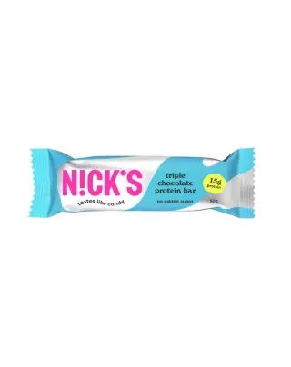 Nick's Protein Bar 50 g, Triple Chocolate