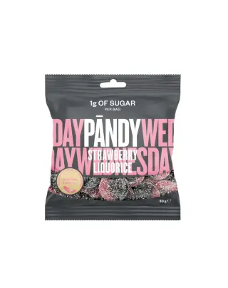 Pändy Strawberry Liquorice, 50 g