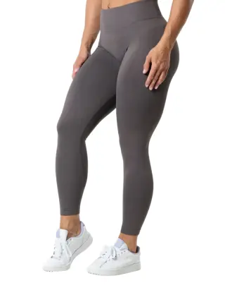 Relode Aura Seamless Scrunch Tights, Earth Grey