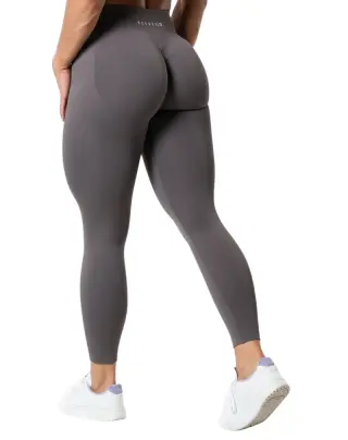 Relode Aura Seamless Scrunch Tights, Earth Grey