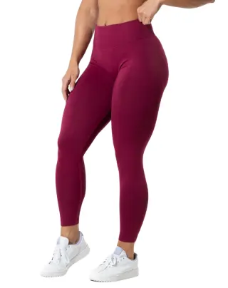 Relode Aura Seamless Scrunch Tights, Cherry