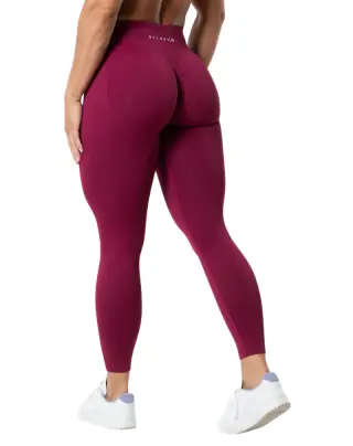 Relode Aura Seamless Scrunch Tights, Cherry