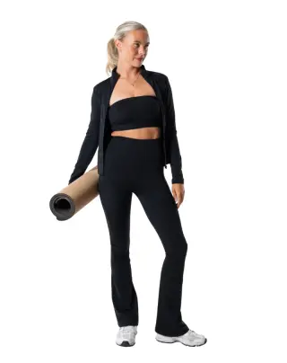 Relode Clean Flared Tights, Black