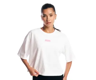 GymBeam Strong Girls Club T-shirt, White