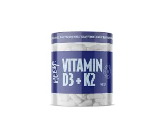 Heey! Vitamin D3 + K2, 90 kaps.
