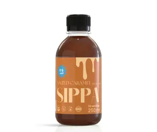 SIPPA Salted Caramel makusiirappi, 250 ml