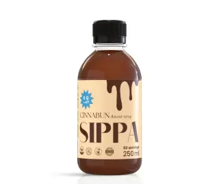 SIPPA Cinnabun makusiirappi, 250 ml