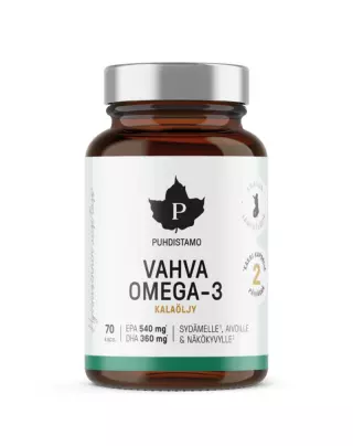 Puhdistamo Vahva Omega-3, 70 kaps.