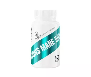 Swedish Supplements Lions Mane 500, 60 kaps.