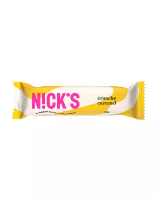 Nick's Crunchy Caramel suklaapatukka, 28 g