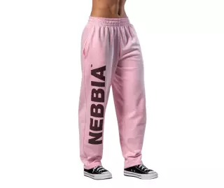 NEBBIA Loose-Fit Baggy Pants Boyfriend Style 432, Pink
