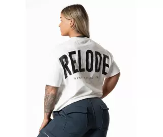 Relode Hybrid Oversized T-shirt, White