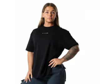 Relode Hybrid Oversized T-shirt, Black